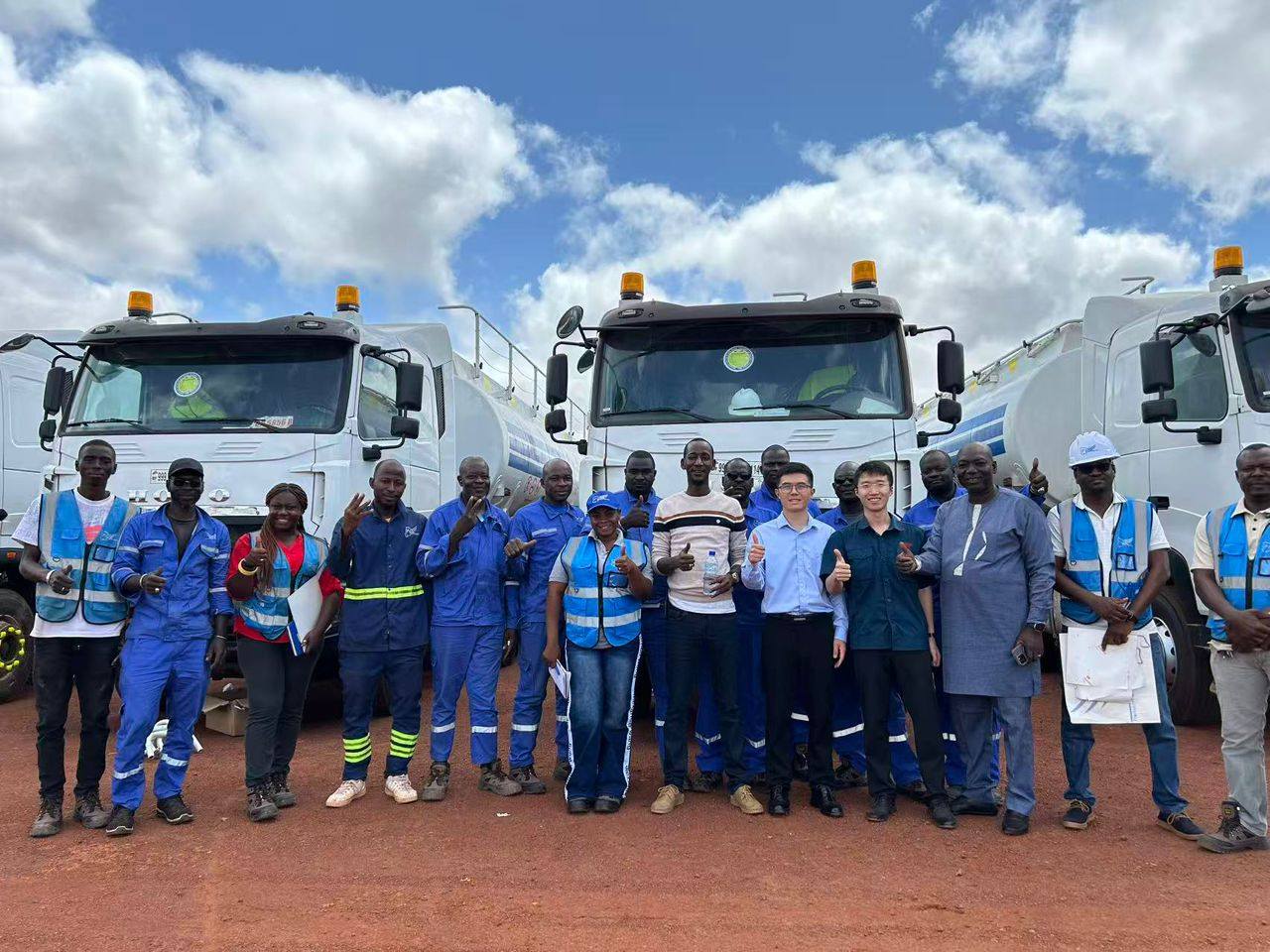 A KGL transport truck in operation.